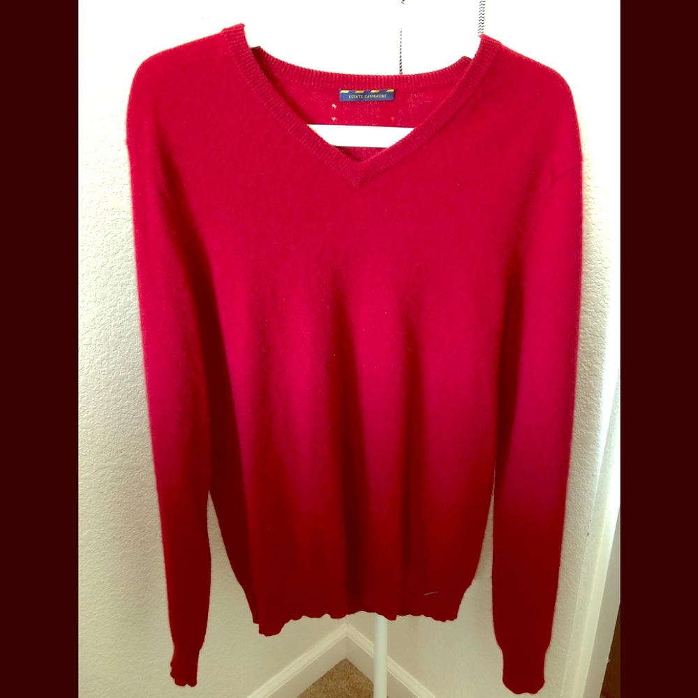 cashmere sweater.
